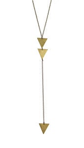 Triangle Drop Necklace