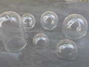 Image of Brand New Hollow Glass Domes!  Several Styles and Sizes!