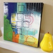 Image of PLAYGROUND original abstract art on canvas