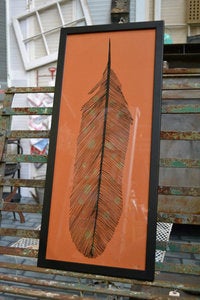 Image of Framed Feather Art Print