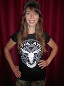 Image of The Law Band "Dust and Aether" Women's Concert T-Shirt, Black w/White Logo