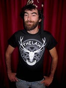 Image of The Law Band "Dust and Aether" Men's Concert T-Shirt, Black w/White Logo or White w/Black Logo