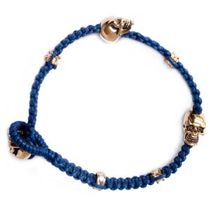 Image of 'Don't lose your head' bracelet, Nautical but nice navy