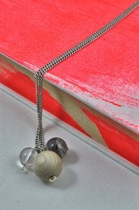 Image of Cluster Necklace Wood