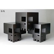 Image of Playge 4" Squbes Gun Metal Grey