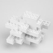 Image of Lego cloud sculpture: Nuage