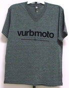 Image of Vurbmoto Heather Gray V-Neck Tee