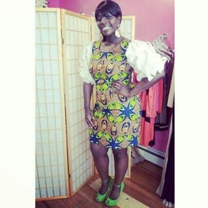 Image of African Basketweave Dress
