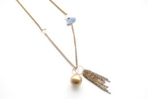 Image of One of a Kind - Kyanite and Crystal with locket