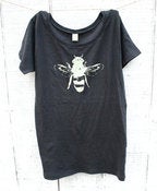 Image of Womens Charcoal Bee Shirt