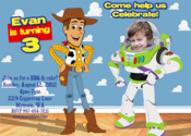Image of Toy Story Invitation