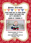 Image of Little Wrangler Cowboy Invitation