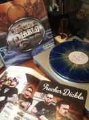 Image of Trucker Diablo - Songs of Iron (LP) Limited Edition Blue/Orange Splatter Vinyl