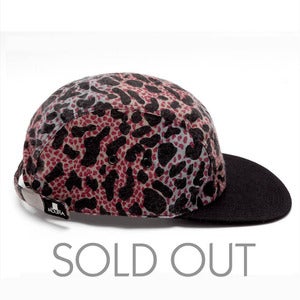 Image of MOUPIA Rave Leopard 5 Panel Hat
