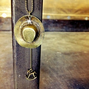 Image of Snake in my Boot Necklace