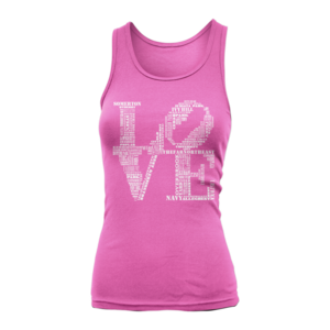 Image of Women's Love Tank-Top (Pink)