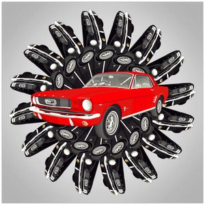 Image of Auto Spiral Series: 1966 Ford Mustang - Limited Edition of 20