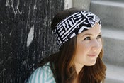 Image of Turban Headband in Tribal Print