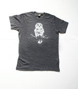 Image of Mens White Owl Tee