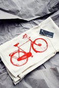 Image of Red Bike Tea Towel