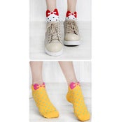 Image of Spotty Bow Tie Socks - 4 Colours