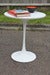 Image of Vintage white Tulip pedestal side/sofa table by Maurice Burke for Arkana (Bath UK) circa 1960/70.