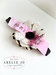 Pink Paris Flower Clip Headband