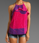 Image of Trina Turk Bhajan Halter SZ P  NEW