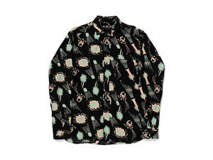 Image of bal "NO.T.V. SKETCH RAYON BD SHIRT" / Black