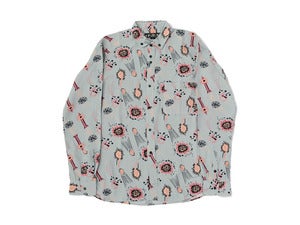 Image of bal "NO.T.V. SKETCH RAYON BD SHIRT" / Gray
