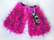 Image of Spiked fluffies pink/purple