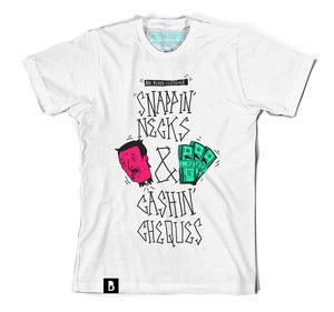 Image of Snappin necks & cashin cheques T-shirt
