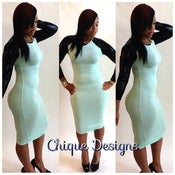 Image of "Mint Bodycon Dress"