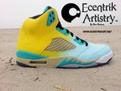 Image of "Sandy Beach" Jordan V Custom