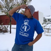 Image of Blue Por Que No Te Callas T-shirt
