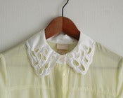 Image of Custard Yellow H&M blouse 