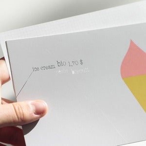 Image of Postcard Ice cream