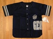 Image of Vintage Deadstock Georgetown Hoyas Navy Baseball Jersey Apex 1