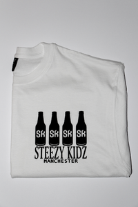 Image of Steezy Kidz 'Alcohol Bottle' Tee White