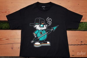 Image of Cukui x True: Sammy the Seal Tee - Black