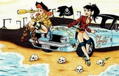 Image of Mary & Anne Aboard the Vanity 2 :: Poster Print