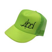 Image of TRUCKER HAT - NEON YELLOW / BLACK
