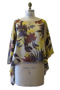 Image of Square Top in Silk Hawaiian 