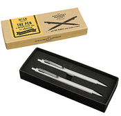 Image of Gentlemen's Hardware stainless steel pen and pencil set