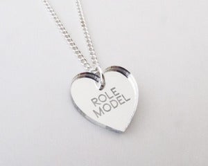 Image of Role Model Necklace - Silver