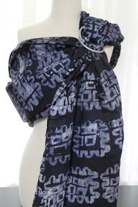Image of Umi Sling Baby Carrier: Handmade Batiks {Blue Crush}