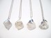 Image of Silver Dipped Rough Clear Quartz Crystal Pendant