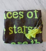 Image of Neon Poetry Scarf