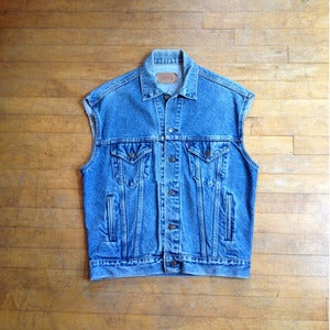 Up-cycled Levis Denim Vest - Lightweight