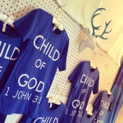 Image of "Child of God" Unisex Blue Tee